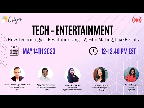 How Technology Is Revolutionizing TV, Film Making, Live Events And Fashion!