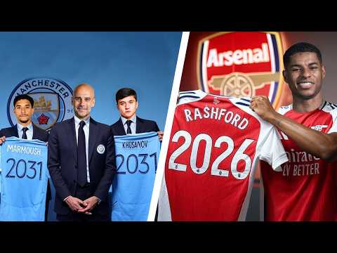 🚨 KVARA TO PSG?! GUARDIOLA’S SHOCKING TRIPLE MOVE! RASHFORD TO ARSENAL?! | TRANSFER RUMOURS 2025