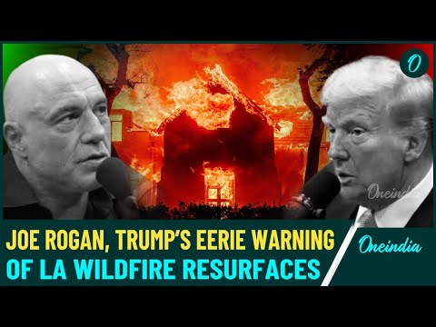 California Wildfires Latest: Moment When Joe Rogan, Trump Predicted LA Fires In 2019 Podcast