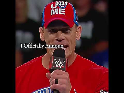 John Cena Retirement From The WWE 😢 | #john Cena #wwe #wwefan