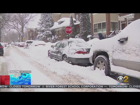 Fast-Falling Snow Poses Big Problem For Side Streets