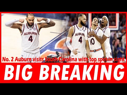 No 2 Auburn visits South Carolina with top spot in sight