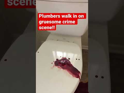 Plumbers walk in on gruesome crime scene in #orangecountyca #crimesceneinvestigation #plumbing