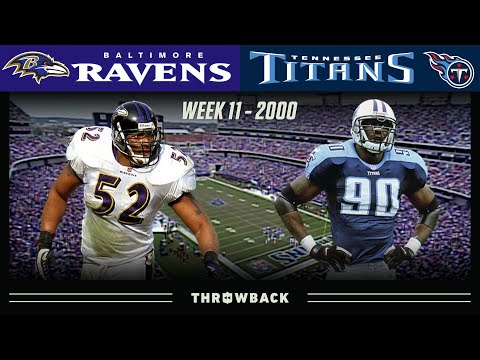 An Epic Finish in an Epic Rivalry! (Ravens vs. Titans 2000, Week 11)