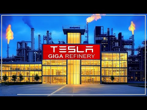 Tesla Unveils New Lithium Giga Refinery!