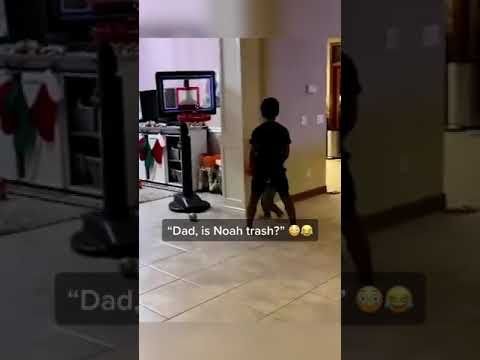 Little dude letting his brother hear it 😳😂| #shorts