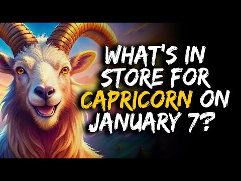 Capricorn: What awaits you on January 7, 2025?