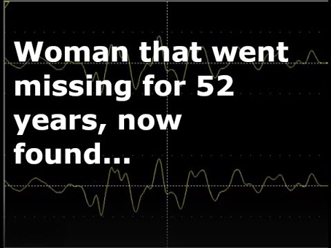 A woman missing since 1972 (52 years ago), has now been found and is alive and well. Sheila Fox...