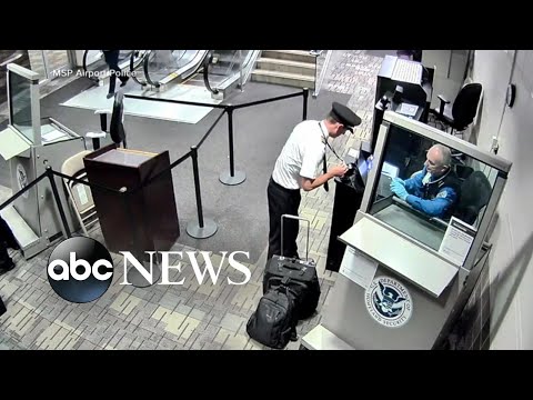 New video shows allegedly intoxicated pilot trying to board plane l ABC News