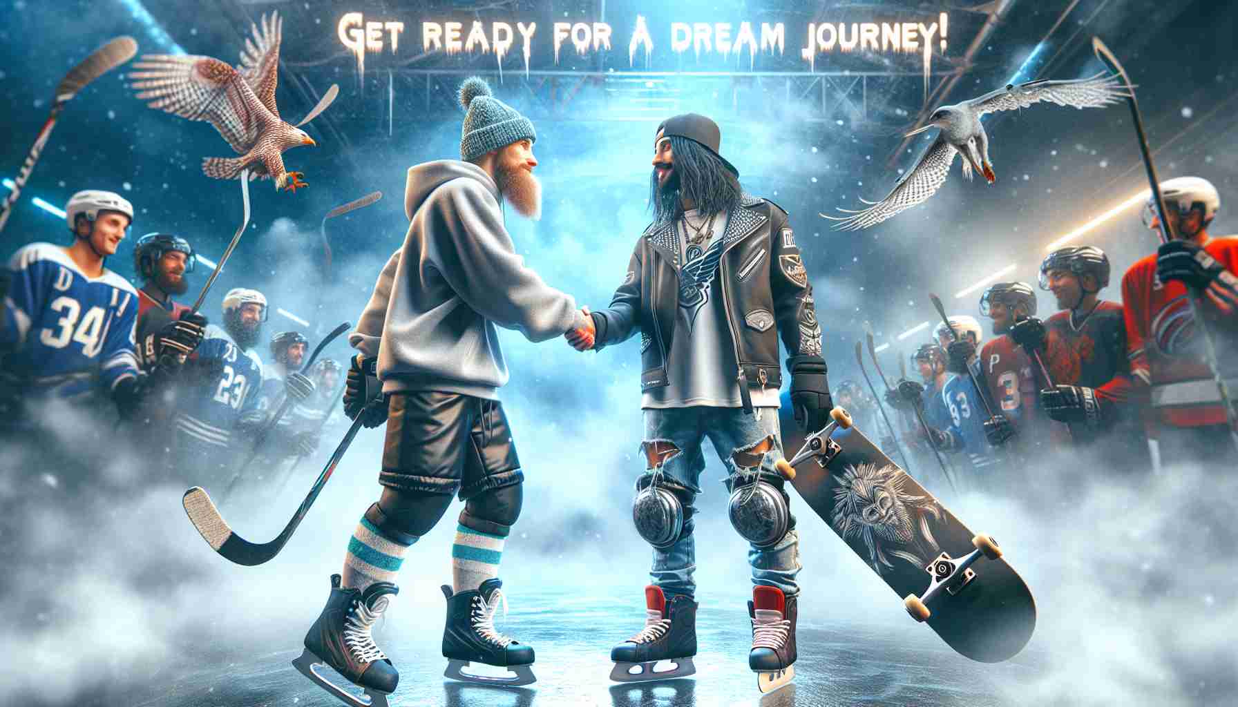 Get Ready for a Dream Journey! NHL Star Meets Skateboarding Legend! 