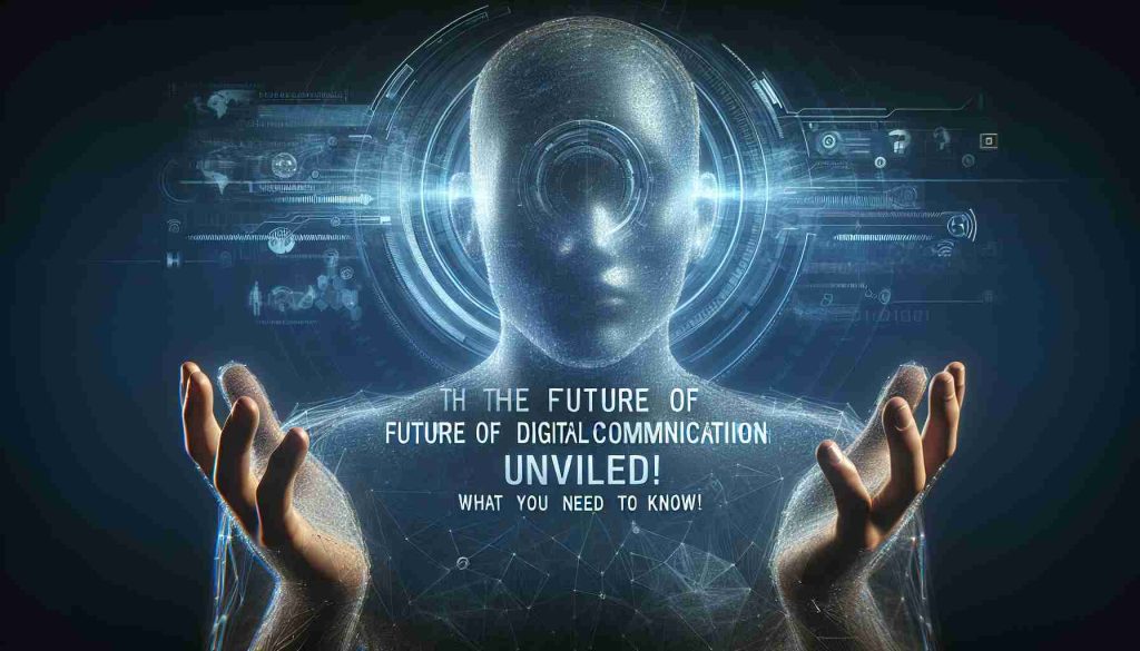 A realistic high-resolution image illustrating the future of digital communication. This visual representation should show a general person, with no specified identity, unveiling the unknown potentials and innovations that lie ahead. The text 'The Future of Digital Communication Unveiled! What You Need to Know' is boldly displayed, signifying a world of advanced information exchange that is yet to be explored.