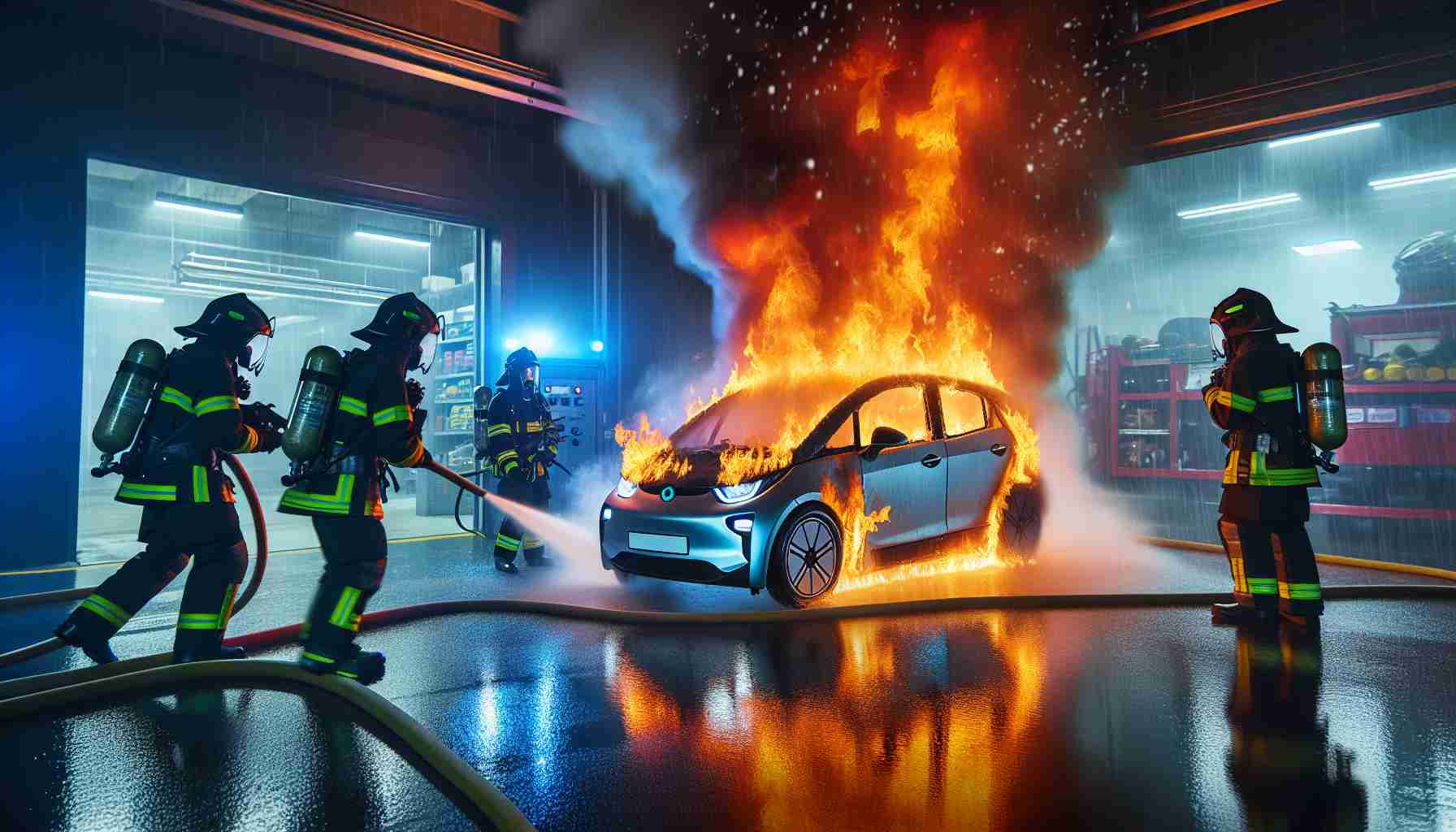 Shocking Truth About Electric Vehicle Fires! What Firefighters Face! 